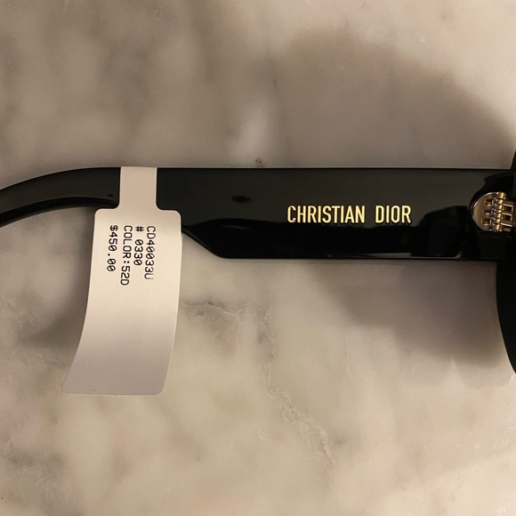 SOLD NWT Authentic Dior Wildior S3U Geometric Sunglasses Dark Havana/Gray Solid - Picture 11 of 14